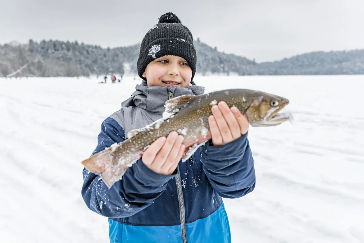 Simon / La pêche de la truite en lac de montagne