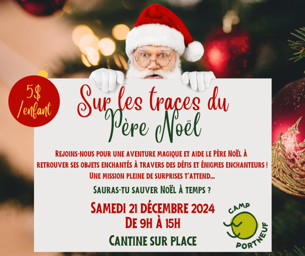 Pere Noel au Camp Portneuf