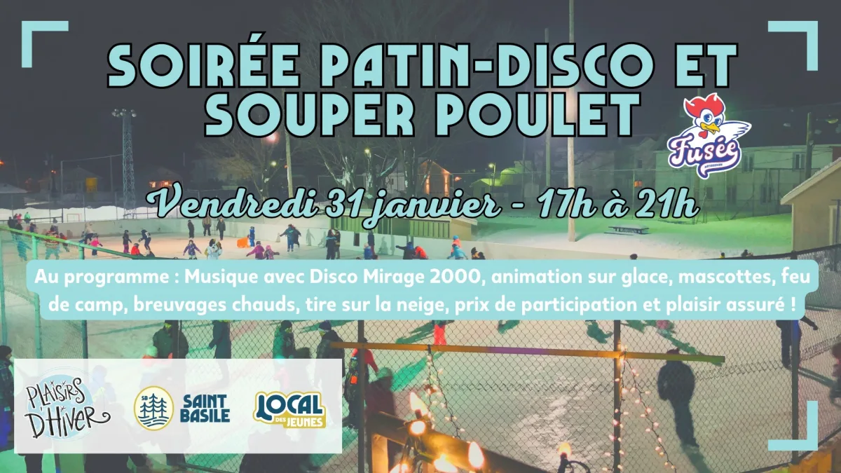 Soiree patin discosouper poulet 2025