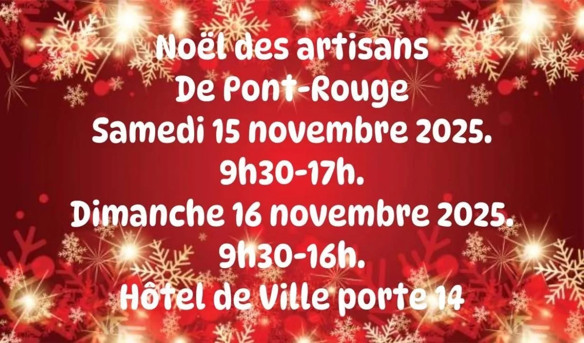 Noel artisans Pont R Ouge 2025